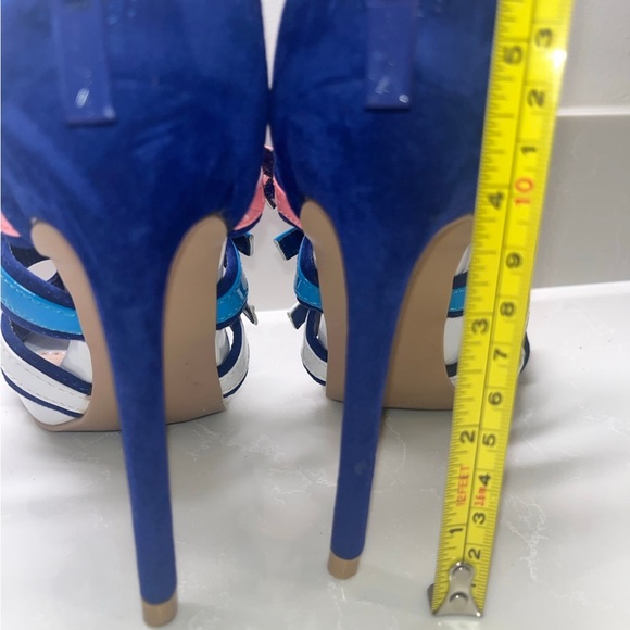 ALBA strappy suede stilettos - Picture 5 of 6